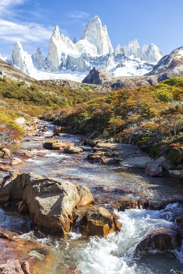 El Chalten, the Magical Town in Autumn. El Chalten is Located in the ...