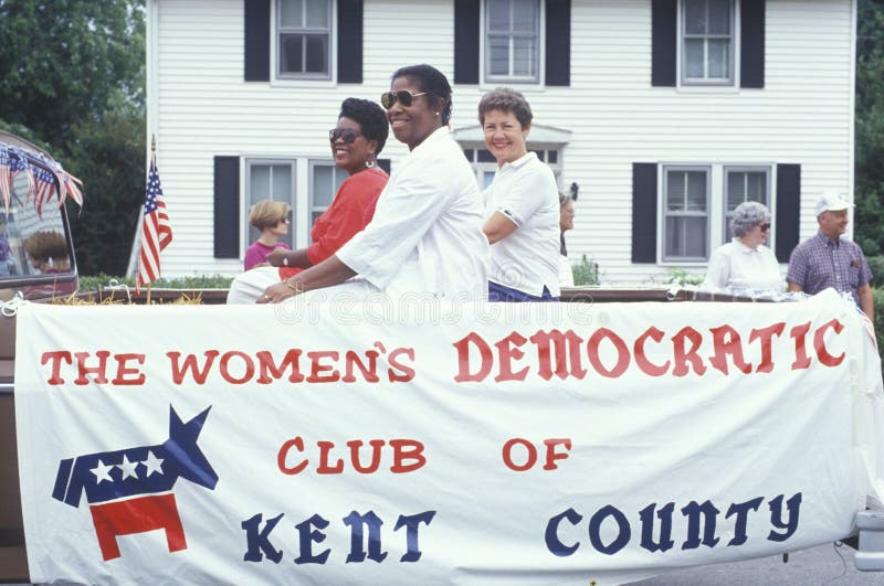 El club Democratic de las mujeres foto de archivo El club Democratic de las mujeres foto de archivo