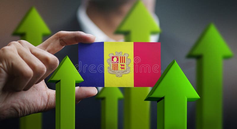 El concepto del crecimiento de la nación, se pone verde encima de las flechas - hombre de negocios Holding Car imagen de archivo libre de regalías El concepto del crecimiento de la nación, se pone verde encima de las flechas - hombre de negocios Holding Car imagen de archivo libre de regalías