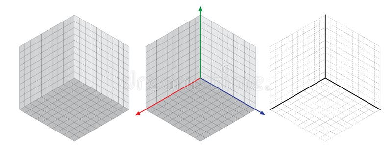 El Dibujo Isométrico Un Degreesangle Treinta Se Aplica a Sus Lados El Cubo  Enfrente De Vector Isométrico De La Rejilla Ilustración del Vector -  Ilustración de elemento, modelo: 99066441