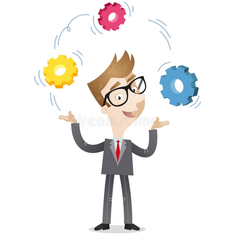El diente del hombre de negocios rueda estrategia de la creatividad libre illustration El diente del hombre de negocios rueda estrategia de la creatividad libre illustration