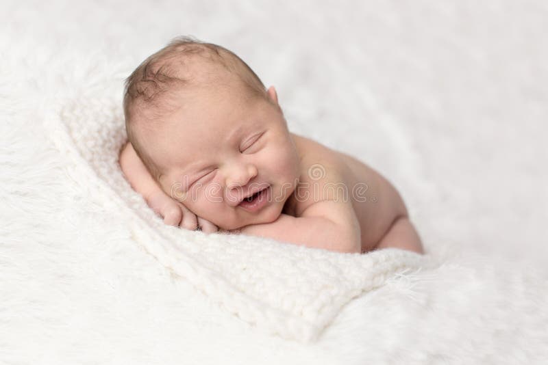 El Dormir Recién Nacido En El Fondo Ligero, Vida Real, Forma De Vida, Imagen de archivo de bebé, newborn: 81378181