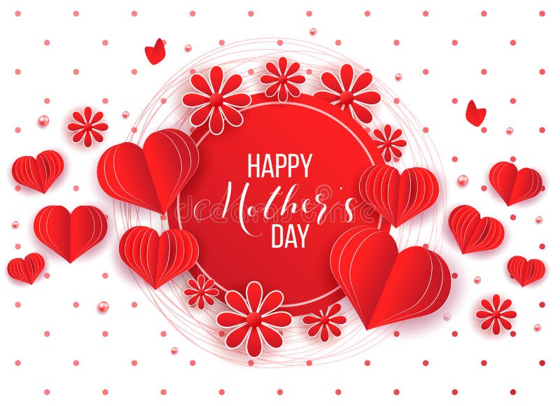 El día y los corazones de madre diseñan elementos Ilustración del vector Fondo rosado con las perlas, corazones fotografía de archivo libre de regalías El día y los corazones de madre diseñan elementos Ilustración del vector Fondo rosado con las perlas, corazones fotografía de archivo libre de regalías