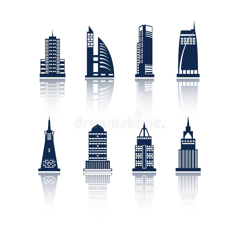 El edificio de la silueta forma vectores libre illustration El edificio de la silueta forma vectores libre illustration