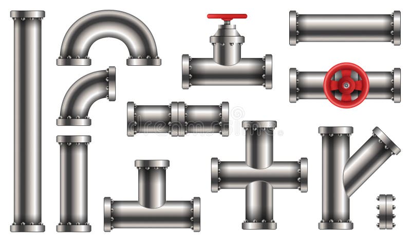 El ejemplo creativo del vector del agua de acero del metal, aceite, gaseoducto, instala tubos las aguas residuales aisladas en fo libre illustration El ejemplo creativo del vector del agua de acero del metal, aceite, gaseoducto, instala tubos las aguas residuales aisladas en fo libre illustration
