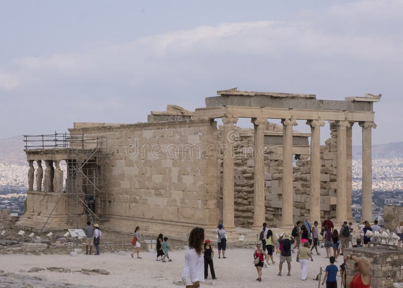 El Erechtheum, un templo griego fotos de archivo El Erechtheum, un templo griego fotos de archivo