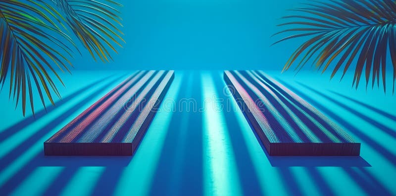 El espacio de juegos escandinavo cuenta con tablas de madera iluminadas por la luz del sol sobre una mesa moderna, ideal para los imagenes de archivo