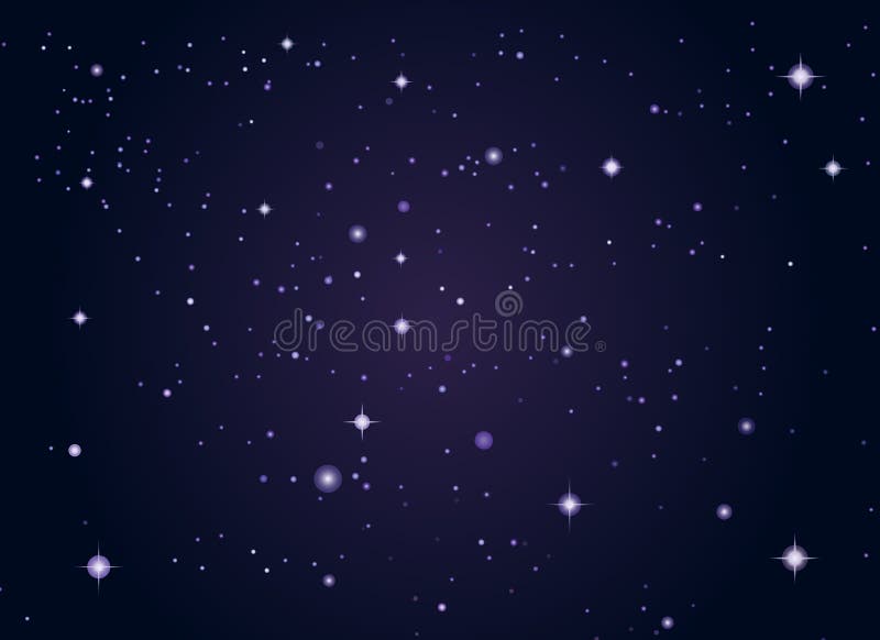 El espacio exterior stars el fondo