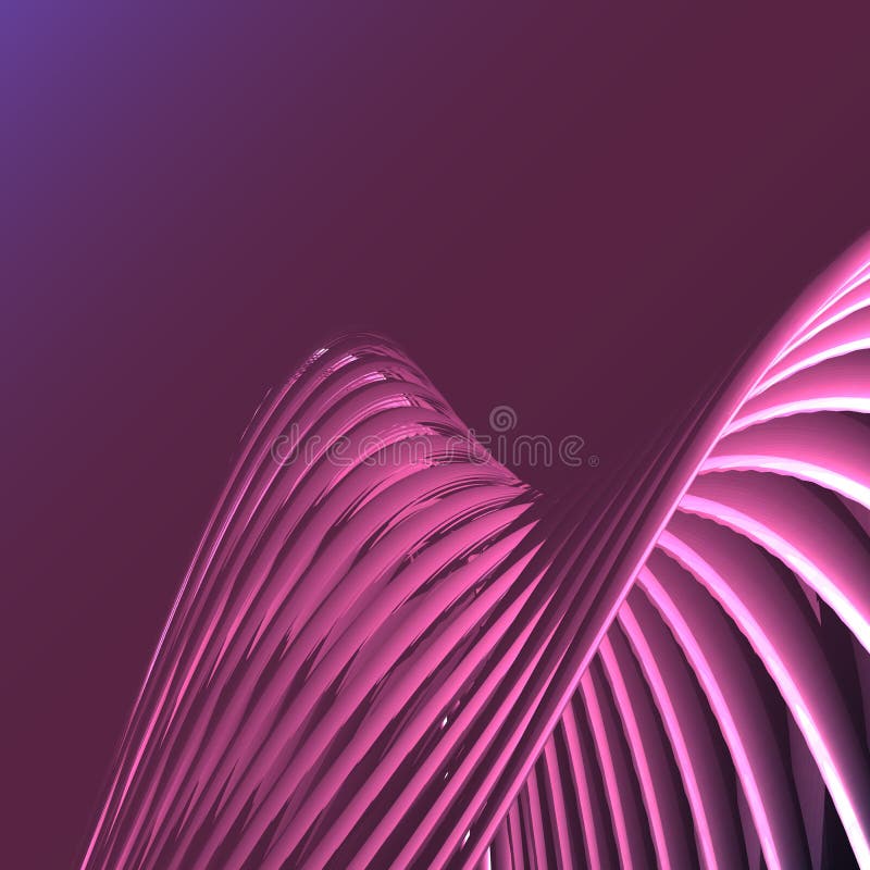 El espiral eléctrico del rosa de la energía mágica púrpura hermosa del extracto torció enrejados cósmicos del fuego de las líneas ilustración del vector El espiral eléctrico del rosa de la energía mágica púrpura hermosa del extracto torció enrejados cósmicos del fuego de las líneas ilustración del vector
