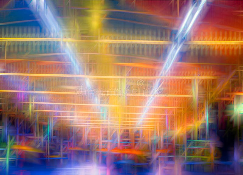 El extracto colorido alinea el fondo Líneas lisas abstractas ilustración del vector El extracto colorido alinea el fondo Líneas lisas abstractas ilustración del vector