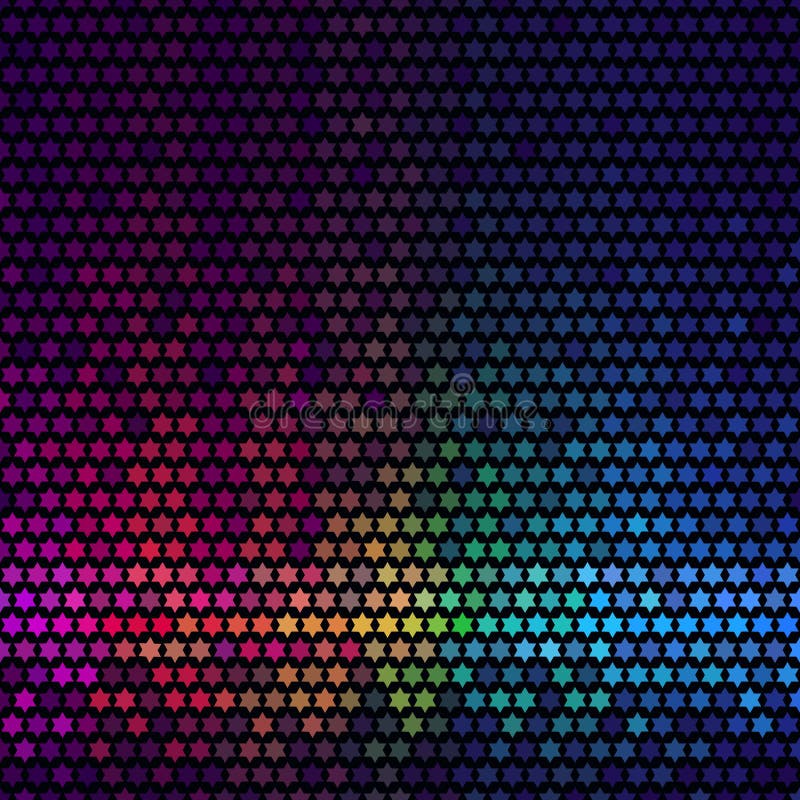 El extracto enciende el fondo del disco Mosaico multicolor del pixel de la estrella stock de ilustración El extracto enciende el fondo del disco Mosaico multicolor del pixel de la estrella stock de ilustración