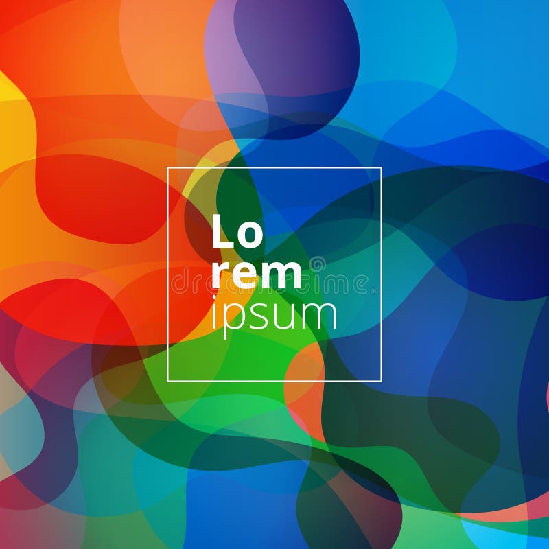 El extracto forma el fondo colorido brillante libre illustration