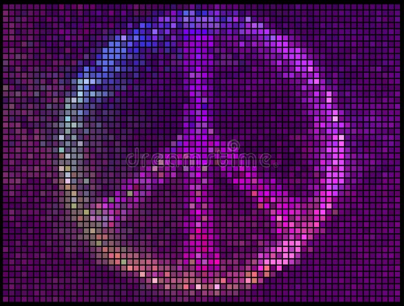 El extracto multicolor del signo de la paz enciende el fondo ilustración del vector El extracto multicolor del signo de la paz enciende el fondo ilustración del vector
