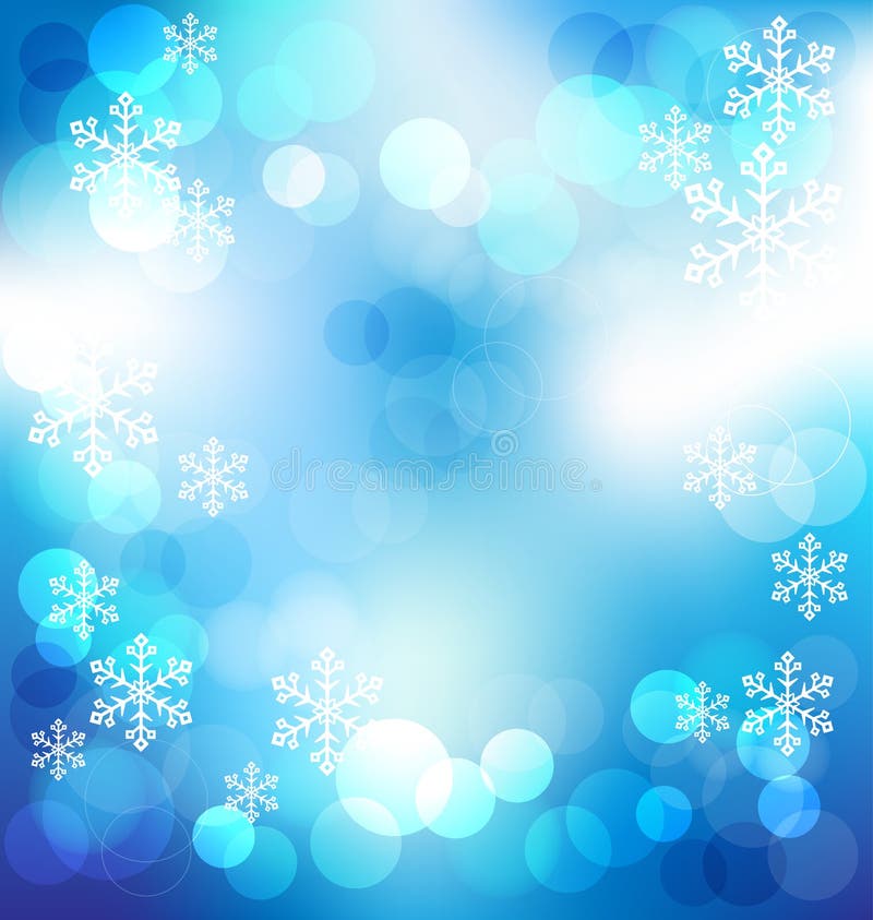 El fondo abstracto elegante azul con el bokeh se enciende en la Navidad ilustración del vector El fondo abstracto elegante azul con el bokeh se enciende en la Navidad ilustración del vector