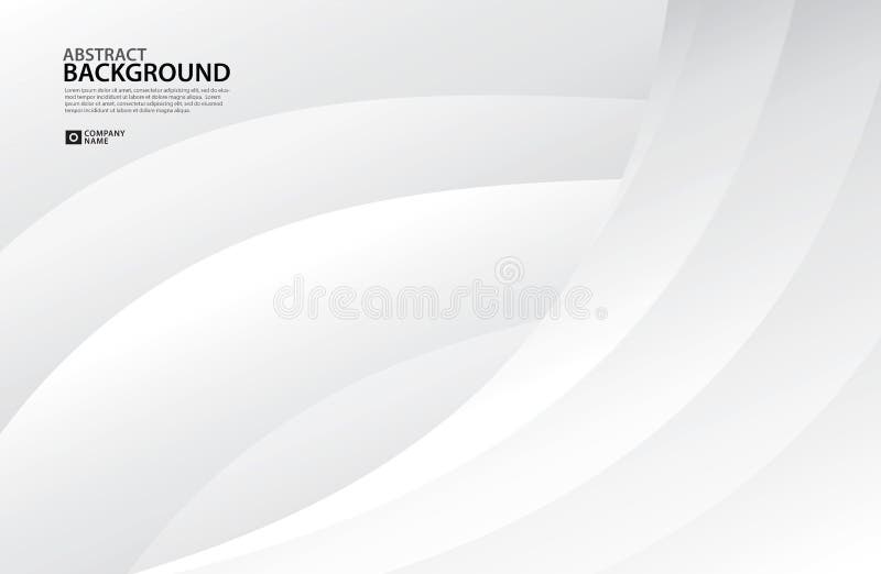 El fondo de Gray Curve Abstract, textura blanca, papel pintado, superficie, bandera, plantilla de la disposición de diseño de la stock de ilustración El fondo de Gray Curve Abstract, textura blanca, papel pintado, superficie, bandera, plantilla de la disposición de diseño de la stock de ilustración