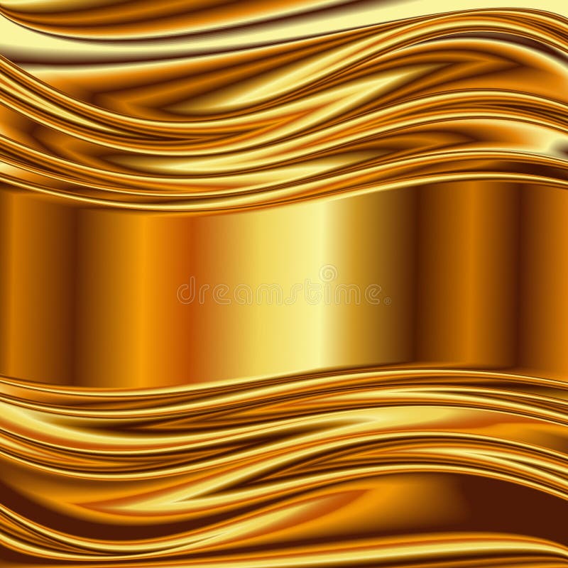 El Fondo Del Metal, Oro Cepilló Metálico Ilustración del Vector -  Ilustración de plata, blanco: 61127454