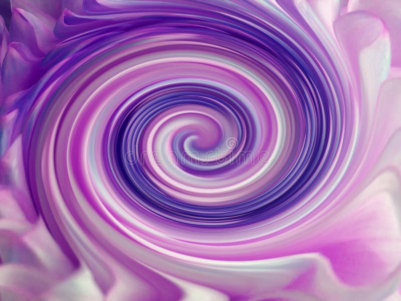 El fondo, las líneas coloridas es espiral torcido líneas brillantemente coloreadas púrpuras, blanco, azul; violeta, rosa imagenes de archivo