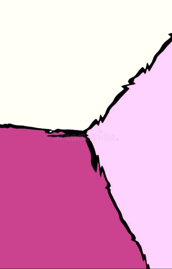 El fondo único brillante de tres coloreó piezas separadas por una línea ondulada ilustración del vector El fondo único brillante de tres coloreó piezas separadas por una línea ondulada ilustración del vector
