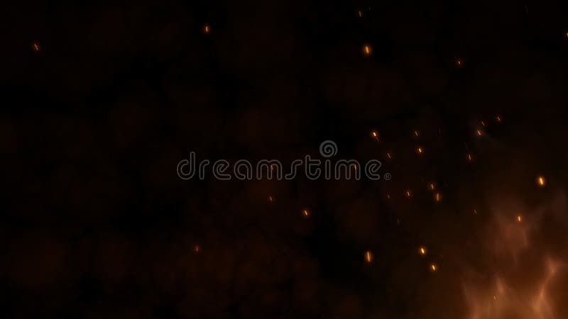 Realistic large fire with hot sparks rise in the night sky. Burning red flame on the black background, light and life. Fiery glowing flying away particles over black background. 4k 3D illustration. Realistic large fire with hot sparks rise in the night sky. Burning red flame on the black background, light and life. Fiery glowing flying away particles over black background. 4k 3D illustration