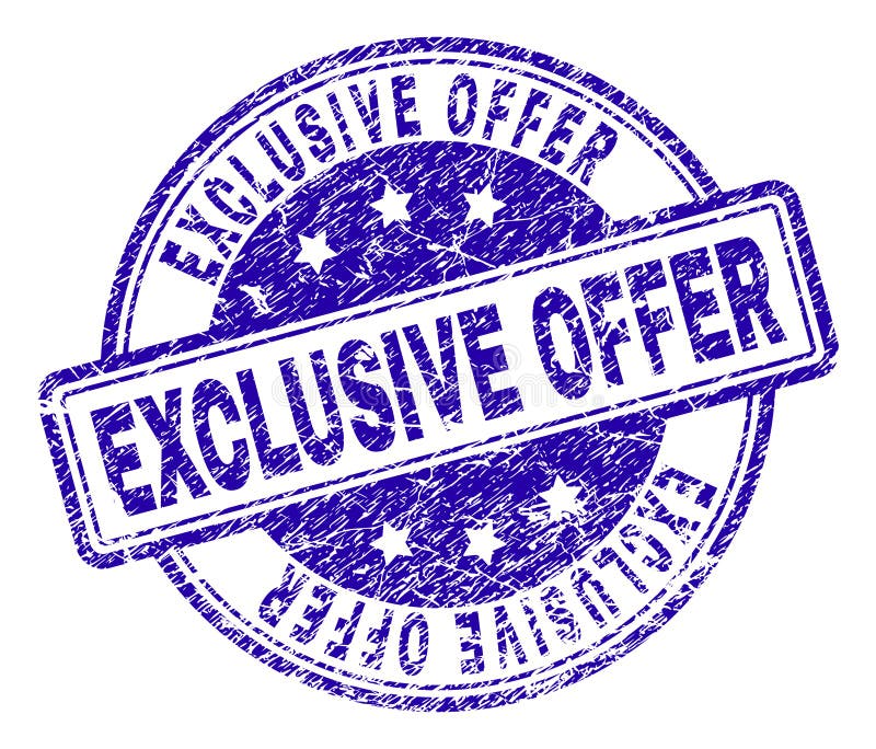 El Grunge texturizó el sello EXCLUSIVO del sello de la OFERTA libre illustration El Grunge texturizó el sello EXCLUSIVO del sello de la OFERTA libre illustration
