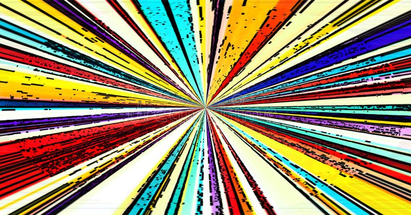 El gráfico de la explosión de Ray raya la línea de color libre illustration El gráfico de la explosión de Ray raya la línea de color libre illustration