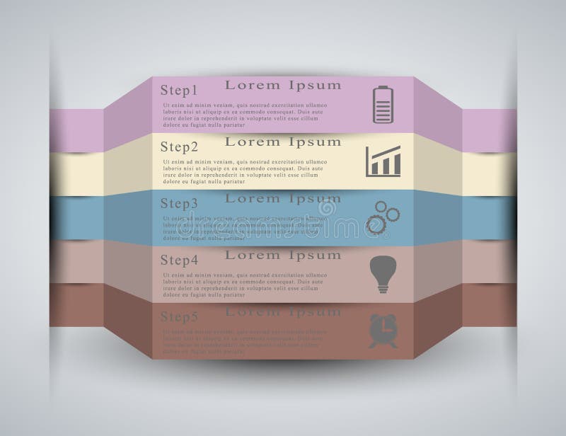 El gráfico de la información de vector con diversos símbolos ilustración del vector El gráfico de la información de vector con diversos símbolos ilustración del vector