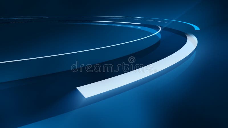El gráfico del movimiento rápido curva la animación abstracta libre illustration