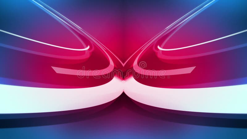 El gráfico del movimiento rápido curva la animación abstracta ilustración del vector