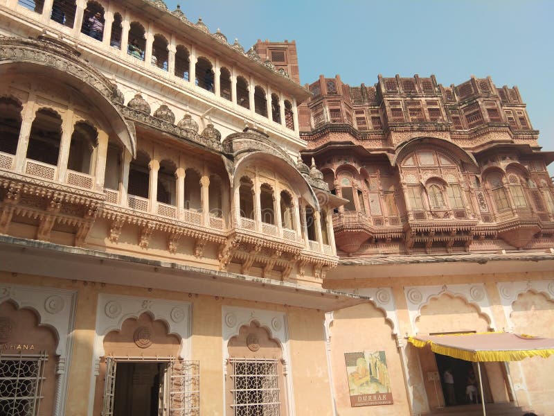 El histórico fuerte de Mehrangarh jodhpur rajasthan fotos de archivo El histórico fuerte de Mehrangarh jodhpur rajasthan fotos de archivo