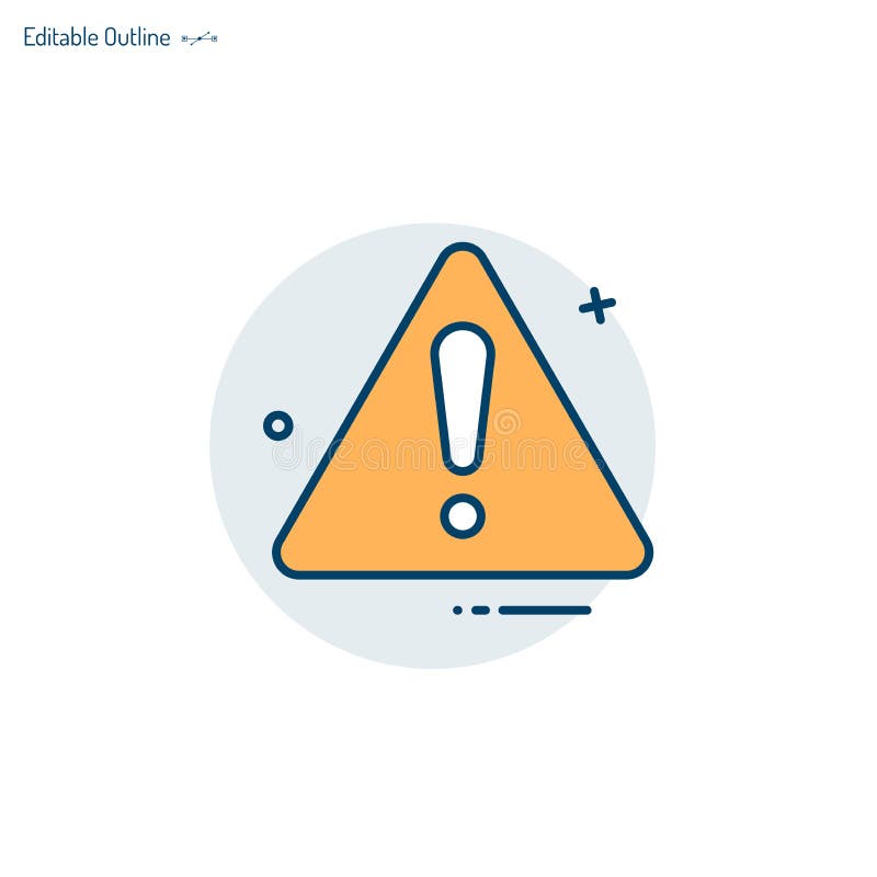 El icono de la precaución, advirtiendo canta, atención, icono alerta, tenga cuidado, voto, marcador de la evaluación, movimiento libre illustration El icono de la precaución, advirtiendo canta, atención, icono alerta, tenga cuidado, voto, marcador de la evaluación, movimiento libre illustration
