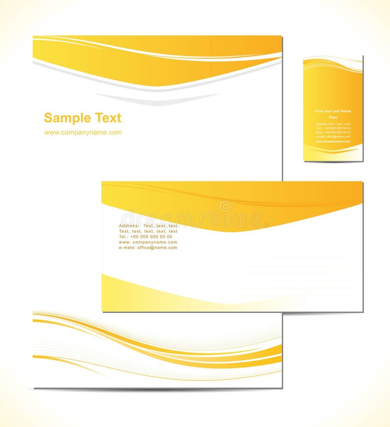 El illustresion del vector es un desig del modelo del papel con membrete stock de ilustración El illustresion del vector es un desig del modelo del papel con membrete stock de ilustración