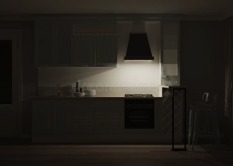 El Interior De La Cocina En Una Casa Privada. Cocina Verde Claro De Estilo Clásico. Noche. Iluminación Nocturna. Stock de ilustración - Ilustración de horno, sitio: 173842551 El Interior De La Cocina En Una Casa Privada. Cocina Verde Claro De Estilo Clásico. Noche. Iluminación Nocturna. Stock de ilustración - Ilustración de horno, sitio: 173842551