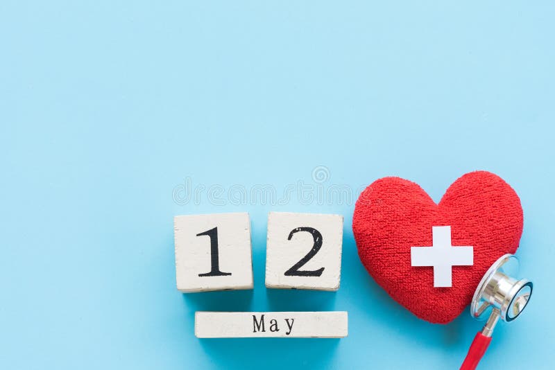 El International cuida día, el 12 de mayo Atención sanitaria y concepto médico fotos de archivo libres de regalías El International cuida día, el 12 de mayo Atención sanitaria y concepto médico fotos de archivo libres de regalías