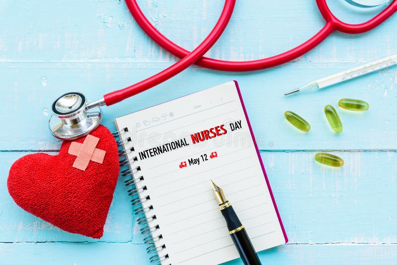 El International cuida día, el 12 de mayo Atención sanitaria y concepto médico fotografía de archivo libre de regalías El International cuida día, el 12 de mayo Atención sanitaria y concepto médico fotografía de archivo libre de regalías