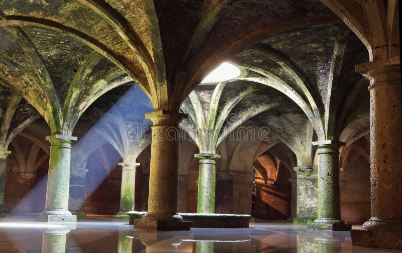 El Jadida cistern, Morocco royalty free stock images