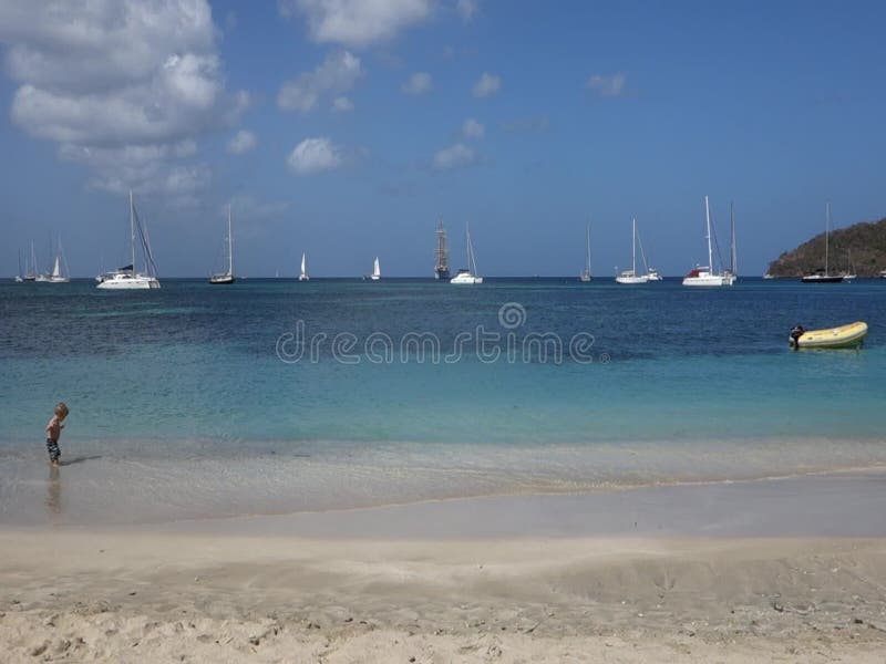 El jugar en el mar del Caribe