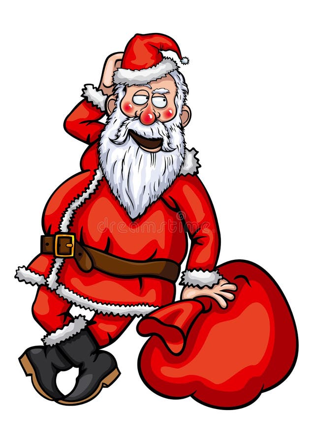 El ligar de Santa Claus ilustración del vector El ligar de Santa Claus ilustración del vector