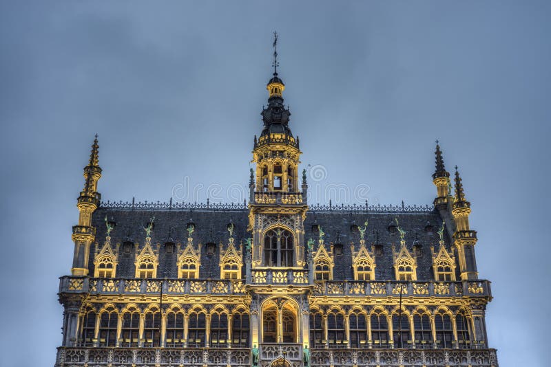 El Maison du Roi en Bruselas, Bélgica. imágenes de archivo libres de regalías El Maison du Roi en Bruselas, Bélgica. imágenes de archivo libres de regalías