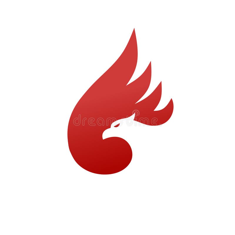 El mejor concepto simple del logotipo de Phoenix stock de ilustración El mejor concepto simple del logotipo de Phoenix stock de ilustración