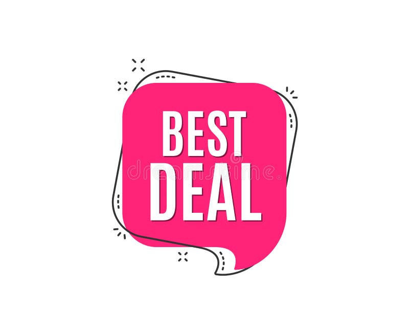 El mejor reparto Muestra de la venta de la oferta especial stock de ilustración El mejor reparto Muestra de la venta de la oferta especial stock de ilustración