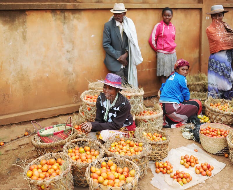 El mercado agrícola en Antananarivo madagascar imágenes de archivo libres de regalías El mercado agrícola en Antananarivo madagascar imágenes de archivo libres de regalías