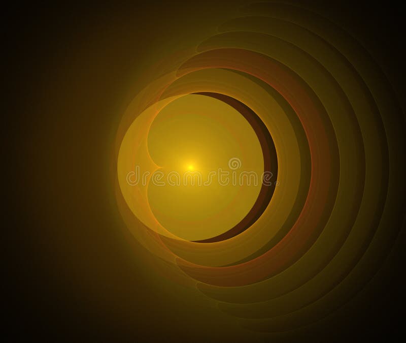 El modelo abstracto del fractal le gusta la bola del tiro libre illustration El modelo abstracto del fractal le gusta la bola del tiro libre illustration