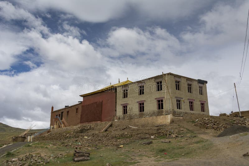 El monasterio más alto de la India, Komic, Spiti Valley, Himachal Pradesh, India imagenes de archivo El monasterio más alto de la India, Komic, Spiti Valley, Himachal Pradesh, India imagenes de archivo