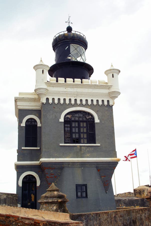 El Morro castle tower at Old San Juan