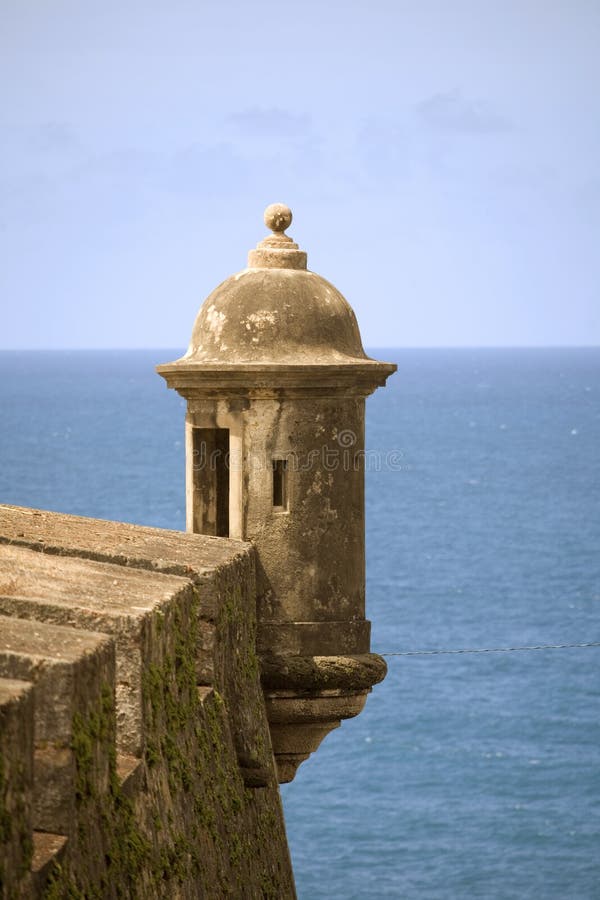 EL Morro da caixa de sentinela fotografia de stock royalty free EL Morro da caixa de sentinela fotografia de stock royalty free