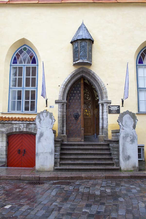 The Tallinn city museum in a medieval house. Old city . The Tallinn city museum in a medieval house. Old city .