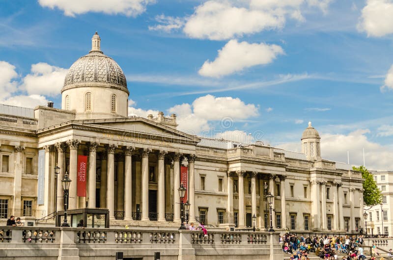 El National Gallery de Londres fotografía de archivo El National Gallery de Londres fotografía de archivo
