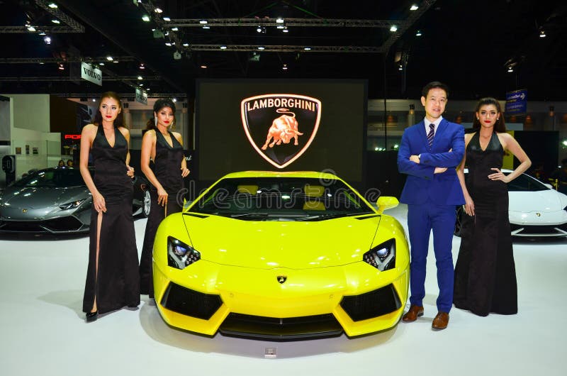 El 37.o salón del automóvil internacional 2016 de Bangkok Tailandia foto de archivo libre de regalías El 37.o salón del automóvil internacional 2016 de Bangkok Tailandia foto de archivo libre de regalías