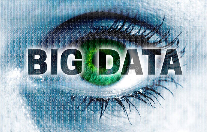 El ojo grande de los datos mira concepto del espectador imagen de archivo El ojo grande de los datos mira concepto del espectador imagen de archivo
