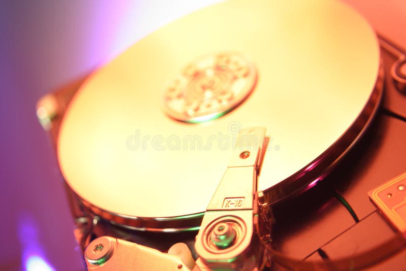 Disco duro de ordenador imagen de archivo libre de regalías